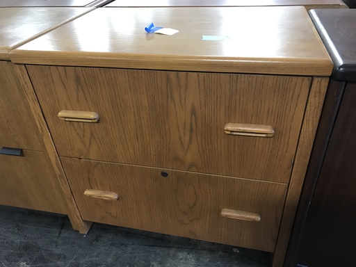 2 Drawer Lateral Oak