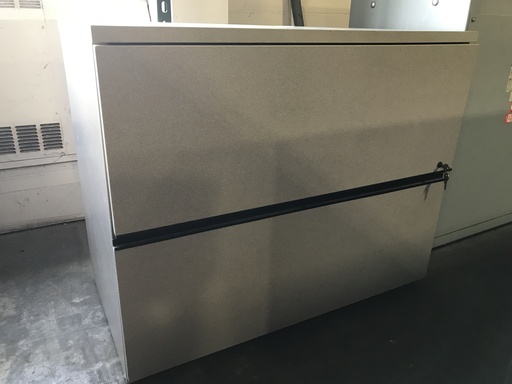 2 Drawer Lateral File Grey Stone