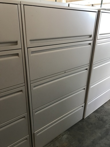 36" Hayworth 5 Drawer Lateral Putty