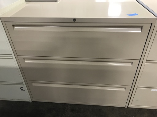 42"- 3 Drawer Lateral- Tan