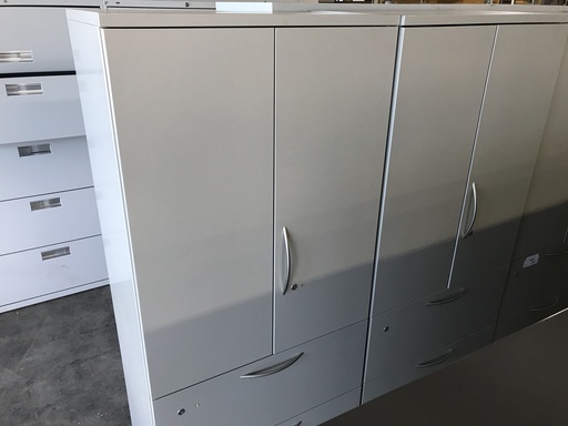 30" 2 Drawer Storage cabinet putty