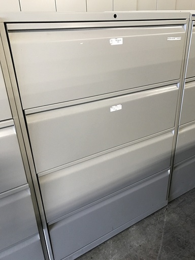 36" 4 Drawer Lateral Putty 