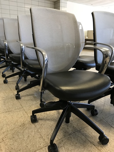 Kimball Task Chair- Mesh Back w/ Black Vinyl Seat