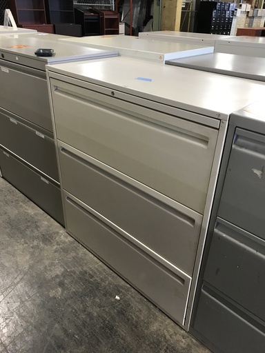 36" Hayworth 3 Drawer Lateral Putty