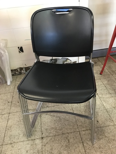 Black Plastic Stack Chairs