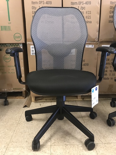 Open Plan 4019 Logic Grey Mesh back Chair