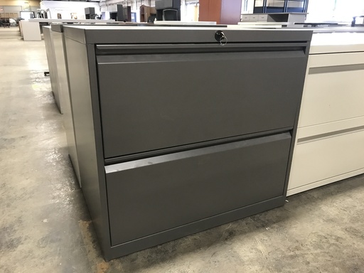 30" 2 Drawer Lateral Grey