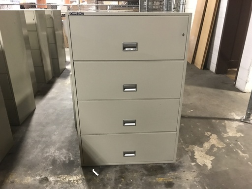 36" Schwab 4 Drawer Lateral Fire Proof