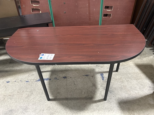 30x60 Half Moon Training Table- Mahogany