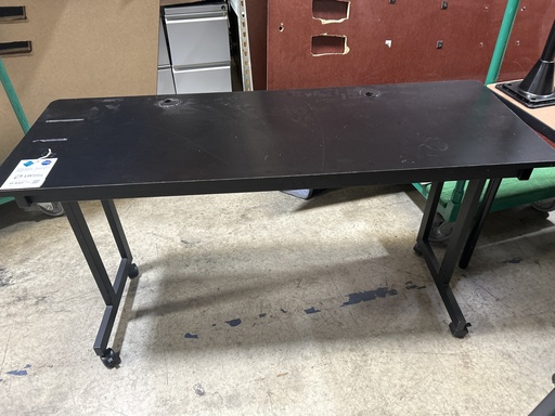 20x55 Training Table on Wheels-Black