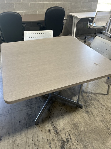 42x42 Cafe Tables - Light Gray Top