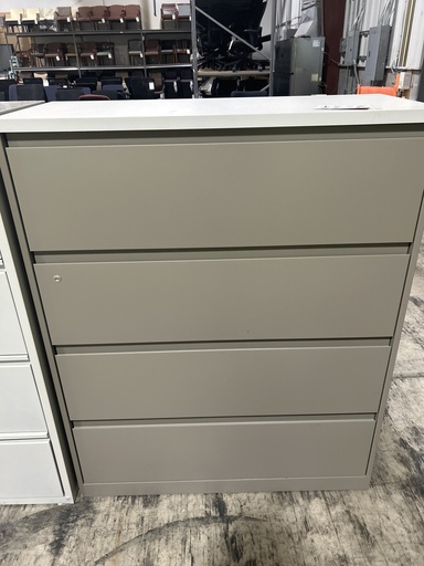 42" Steelcase 4 drawer Lateral File w Top