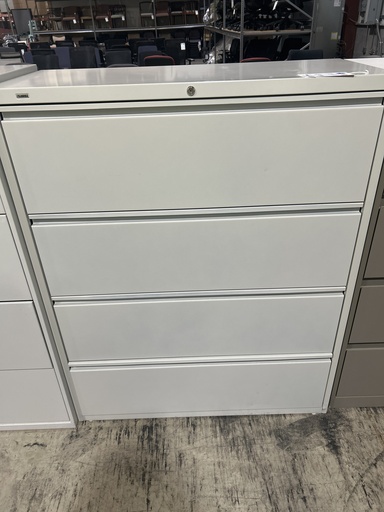 42" Lorell 4 drawer Lateral File -Putty