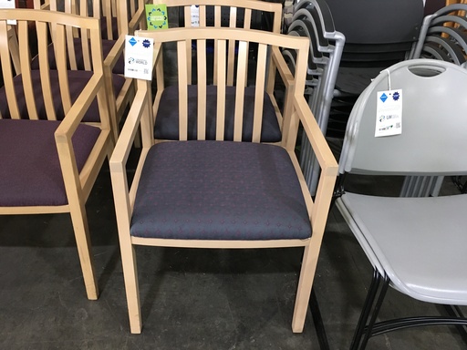 Maple Guest Chair w/ Teal Seat 