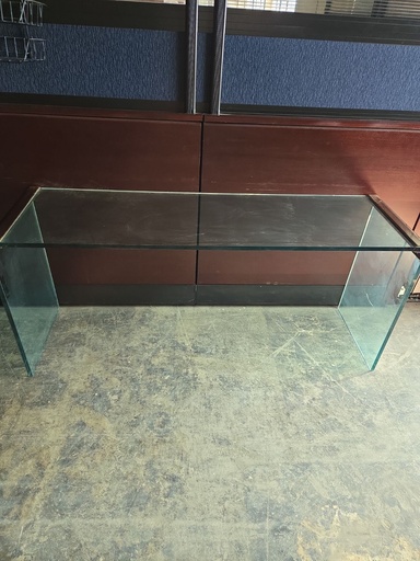 Console table glass