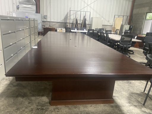 6'x20' Mahogany Conference Table