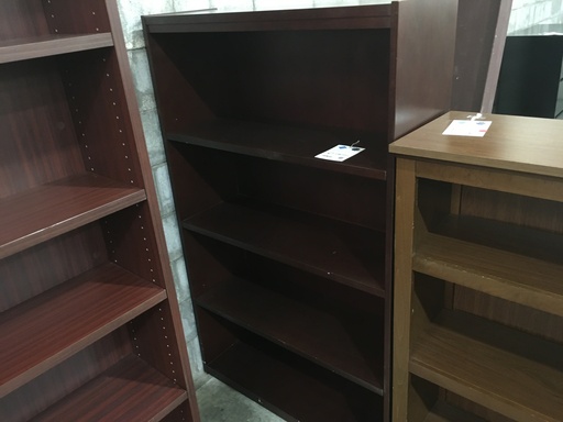 36x60 Mahogany 4 Shelf Bookcase    