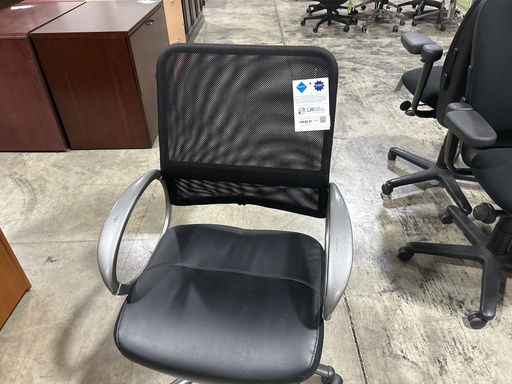 Task Chair Black Vinyl Seat