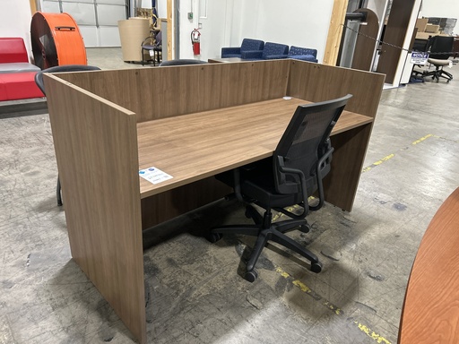 30x71 Walnut Reception Unit Shell