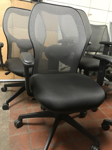 Open Plan 4019 Logic Grey Mesh back Chair