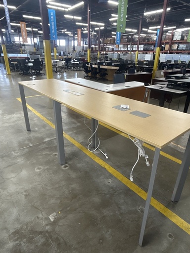 30"x120" Powered High Top Work / Huddle Table