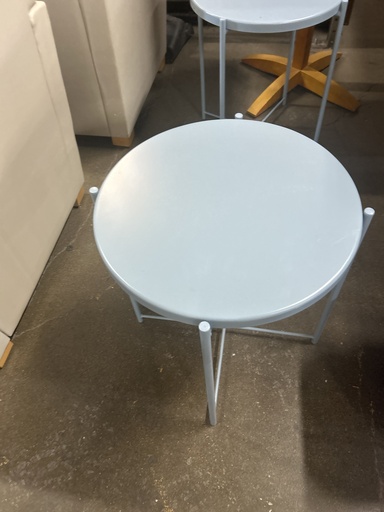 Metal Side Table (Pale Blue)