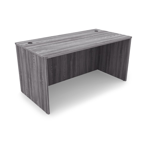 [D3671] Euroline 36x71 Shell Desk Grey