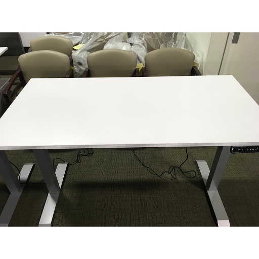 Euroline 30x60 Sit Stand Electric Desk White