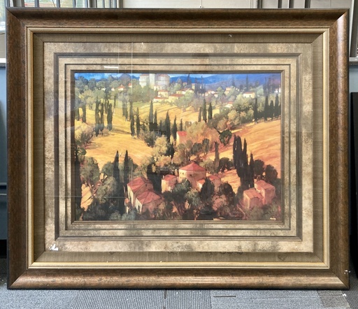 Italian Countryside Framed Art 52x63