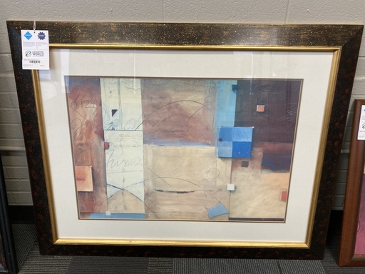 Modern Squares Framed Art 37x46