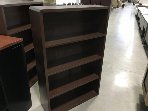 36"x57" walnut bookcase