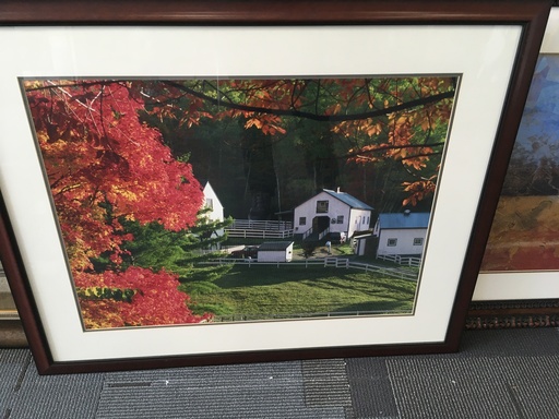 43x35 White Barn Art