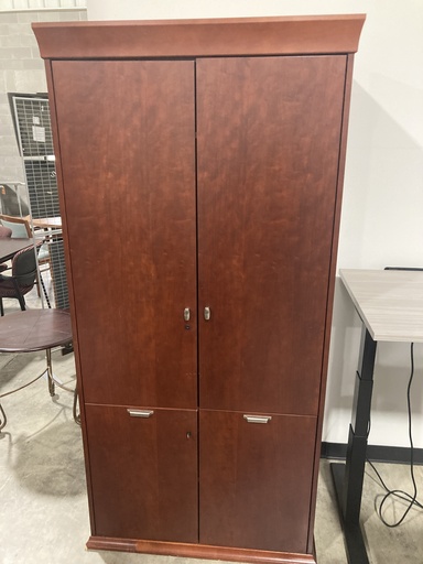 36" TV Cabinet- Mahogany