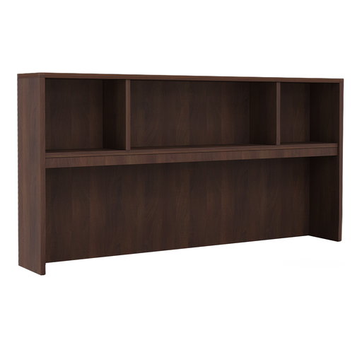 [OH71] Euroline 71" Open Hutch Walnut doors optional