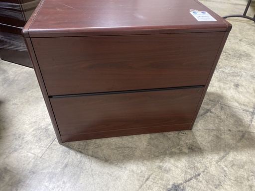 Hon - 36" 2-Drawer Lateral Cabinet-Mahogany