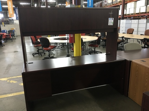 24x72 Credenza with Hutch