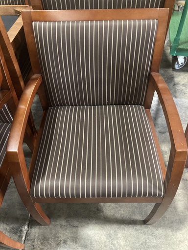 Wood Frame Guest -Stripe Pattern