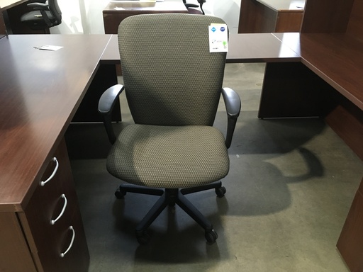 Black and Gold Patterned Chair