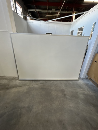 48"x72" White Board Non Magnetic W/Tray