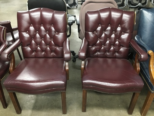 Kimball Traditonal Side Chair Burgundy